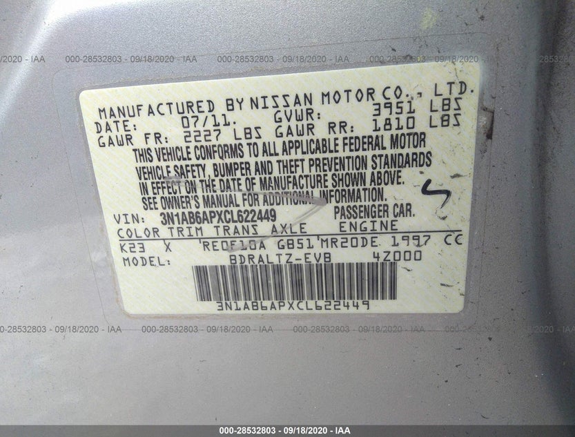 3N1AB6APXCL622449