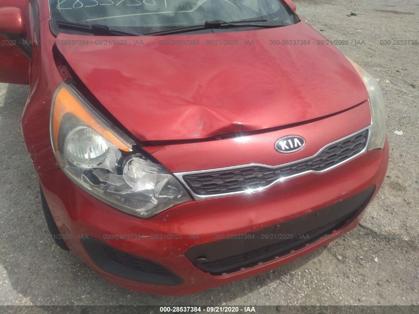 2012 Kia Rio5 Ex VIN: KNADN5A3XC6066661 Lot: 28537384