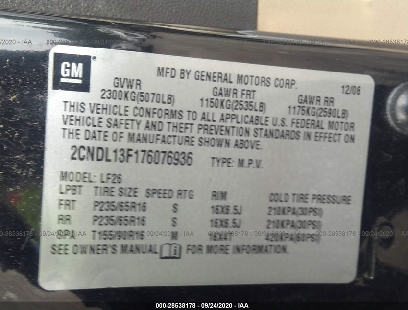2CNDL13F176076936