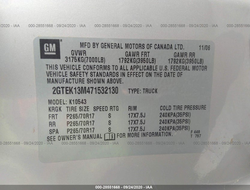 2GTEK13M471532130