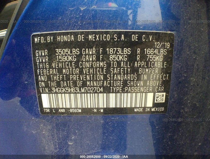 3HGGK5H63LM702704