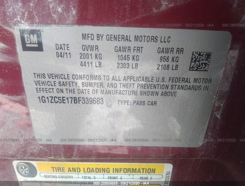 1G1ZC5E17BF339683