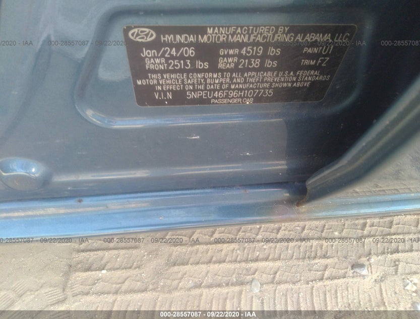 5NPEU46F96H107735