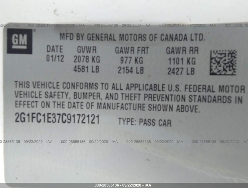 2G1FC1E37C9172121
