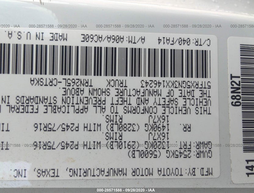 5TFRX5GN3KX146243