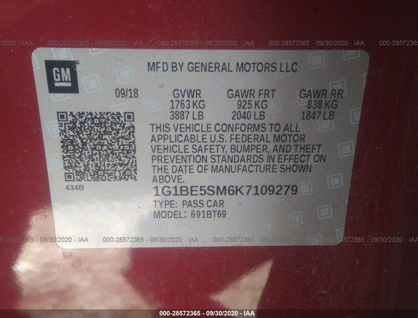 1G1BE5SM6K7109279