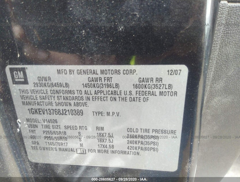 1GKEV13768J210389