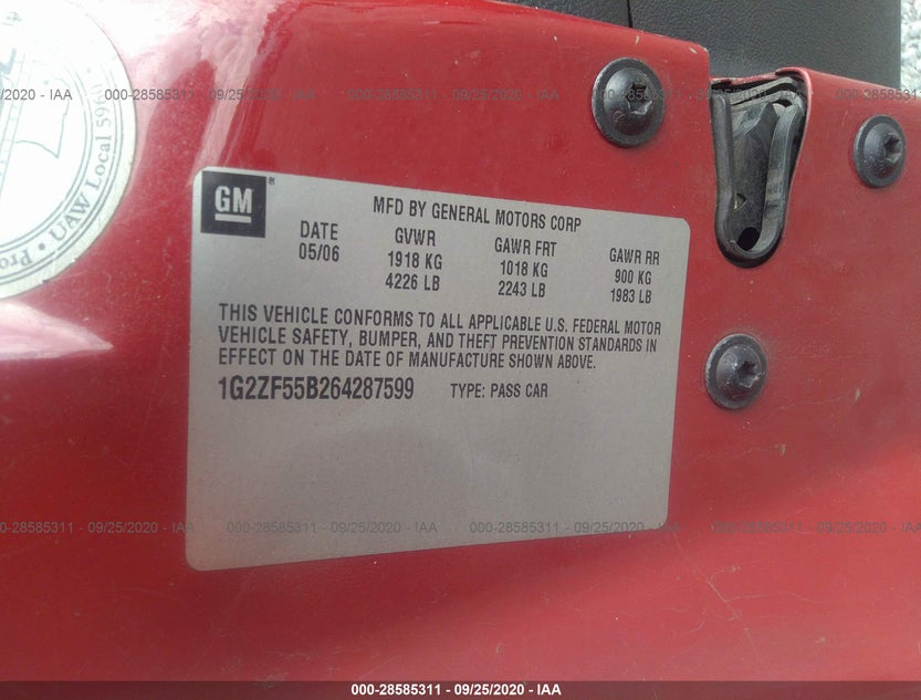 1G2ZF55B264287599