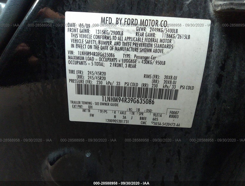 1LNHM94R39G635086