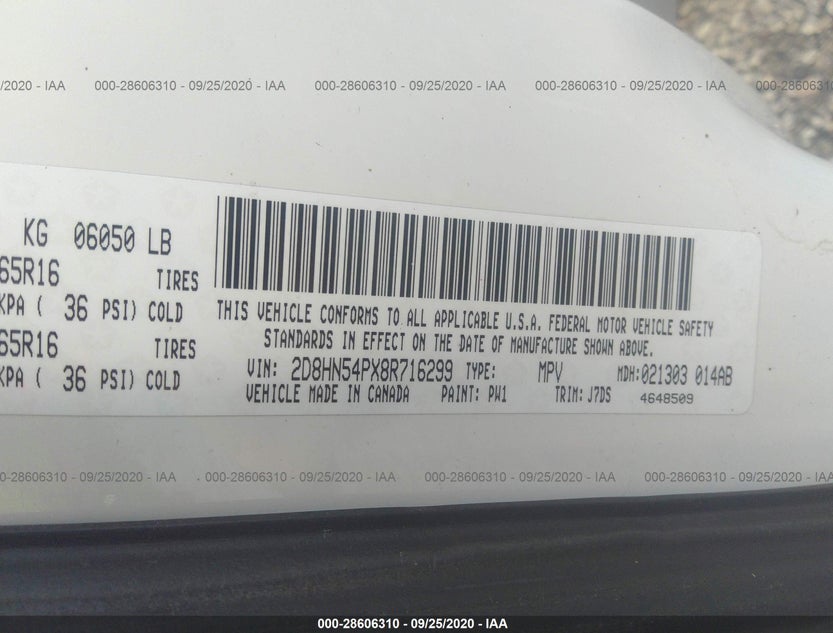 2D8HN54PX8R716299
