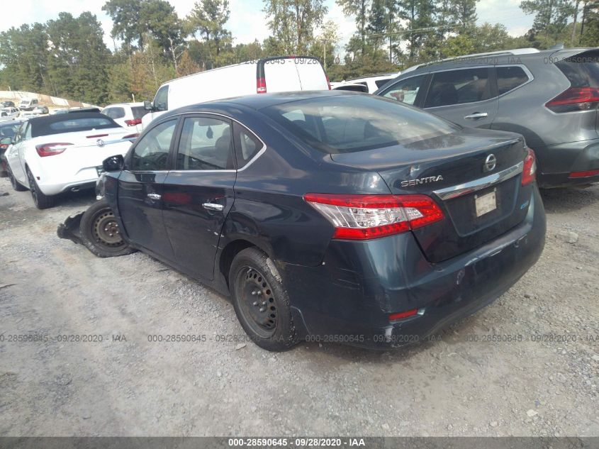 2014 Nissan Sentra Sv VIN: 3N1AB7AP2EL694934 Lot: 28590645