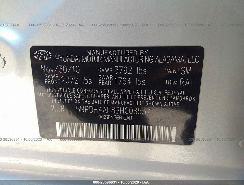 5NPDH4AE8BH008557