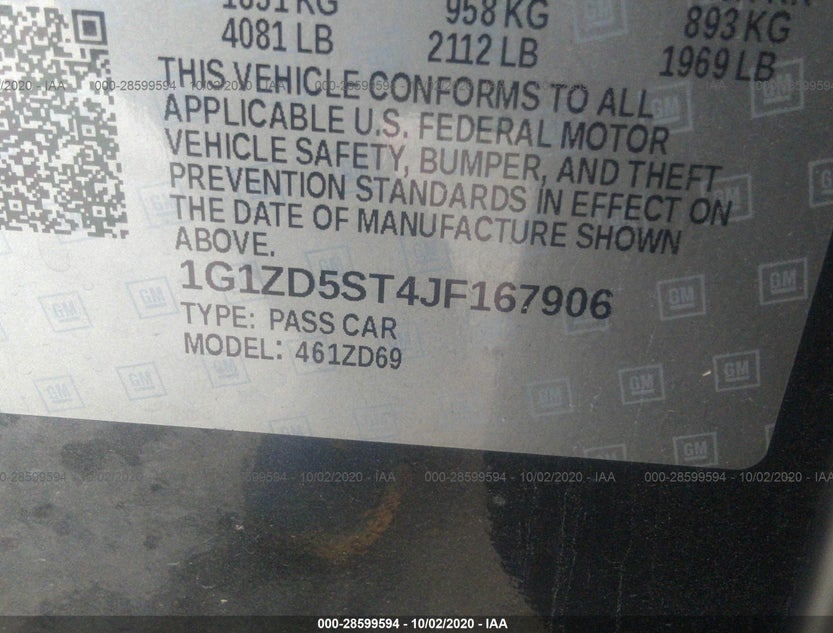 1G1ZD5ST4JF167906