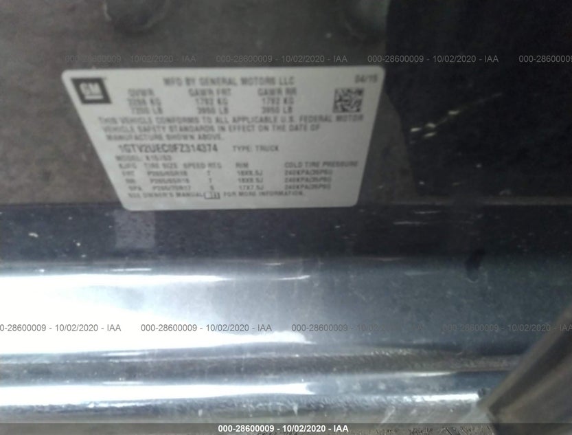 1GTV2UEC0FZ314374