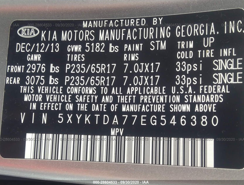 5XYKTDA77EG546380