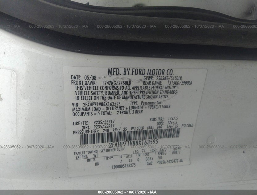 2FAHP71V88X163595