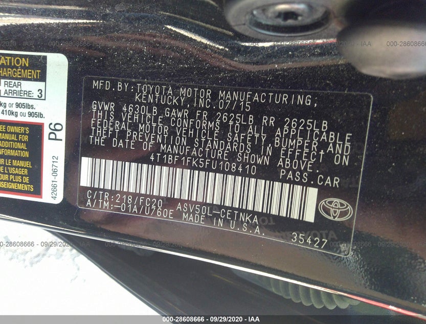 4T1BF1FK5FU108410