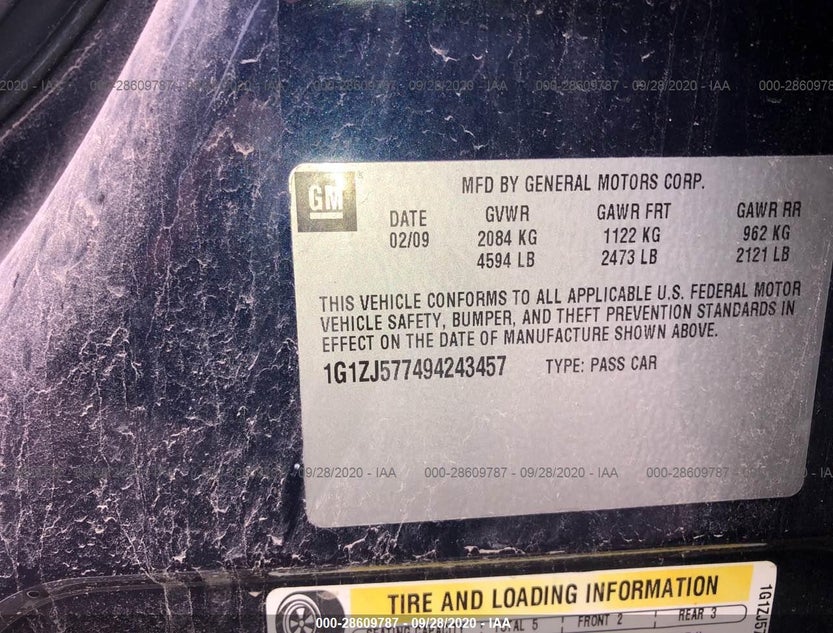 1G1ZJ577494243457