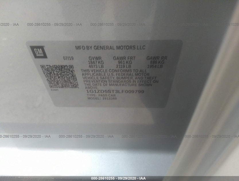 1G1ZD5ST3LF009799
