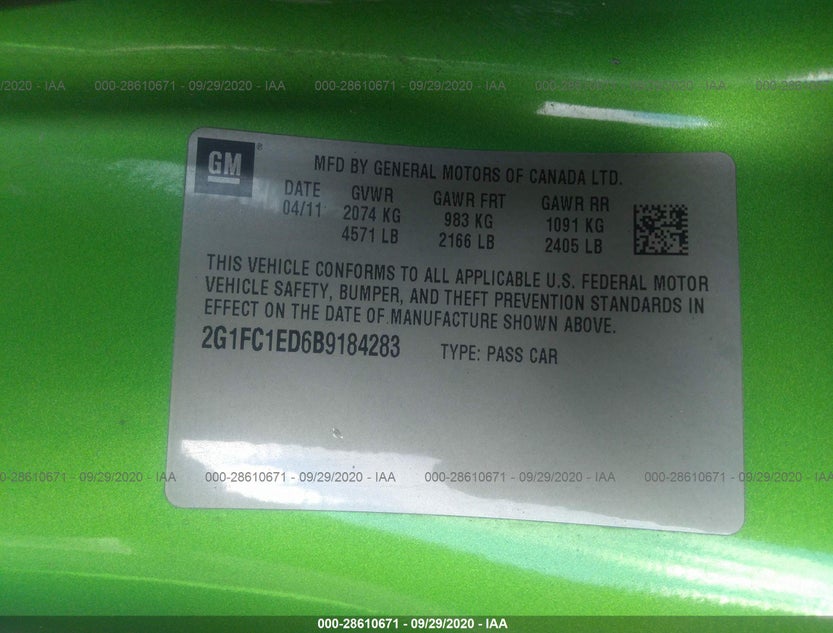 2G1FC1ED6B9184283