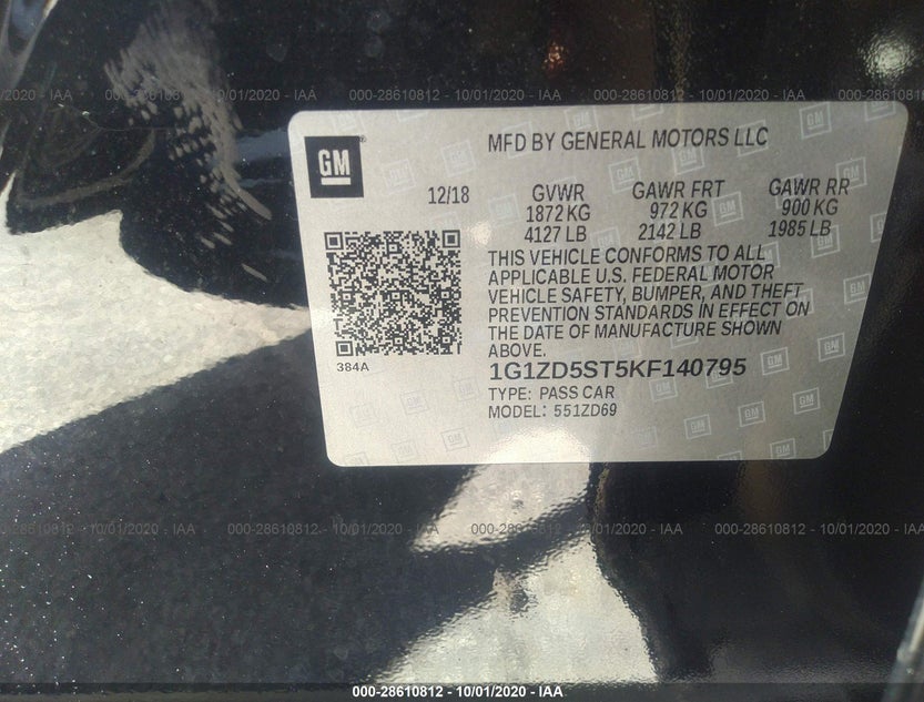 1G1ZD5ST5KF140795