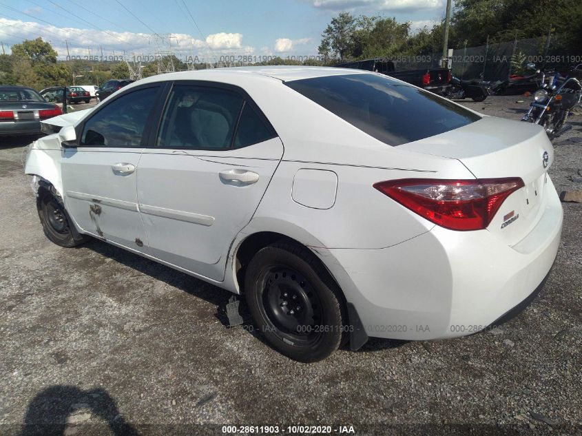 2017 Toyota Corolla Le VIN: 5YFBURHEXHP614265 Lot: 28611903