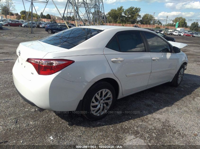 2017 Toyota Corolla Le VIN: 5YFBURHEXHP614265 Lot: 28611903