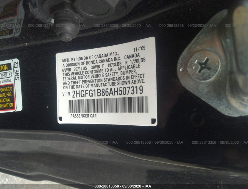 2HGFG1B86AH507319