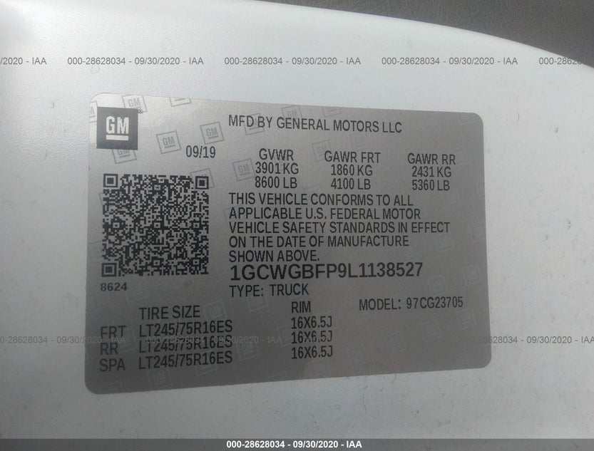 1GCWGBFP9L1138527