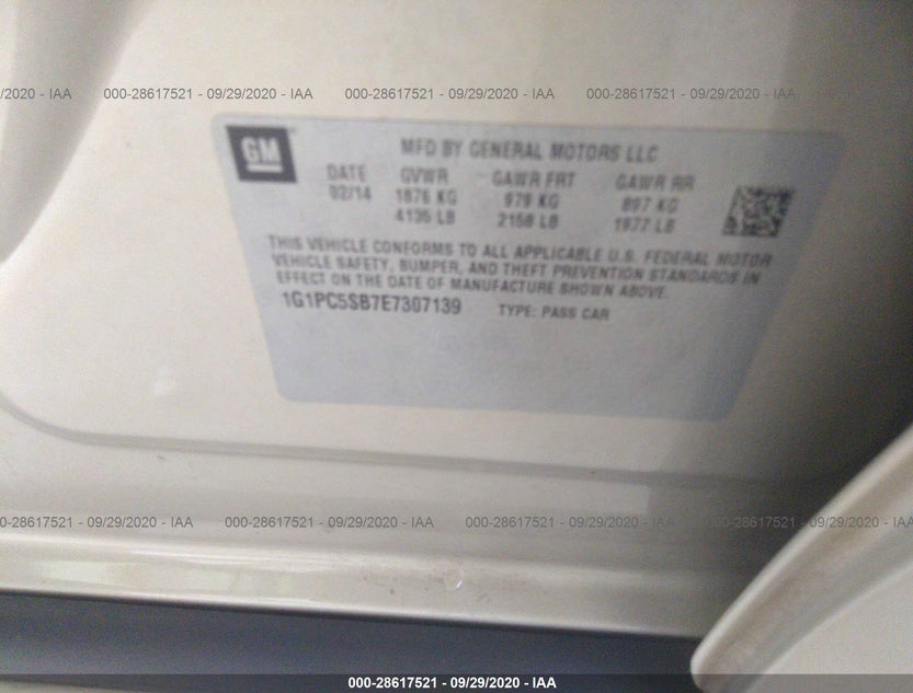 1G1PC5SB7E7307139