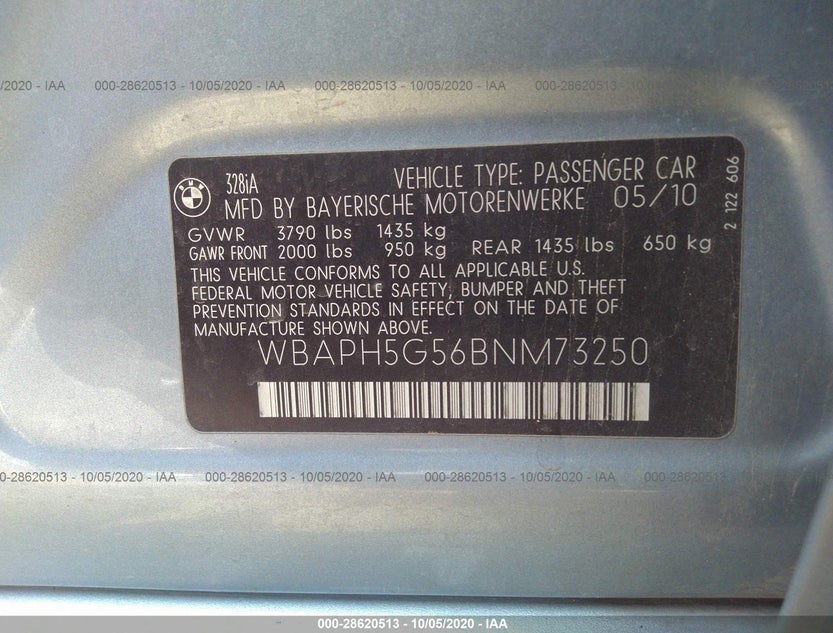 WBAPH5G56BNM73250