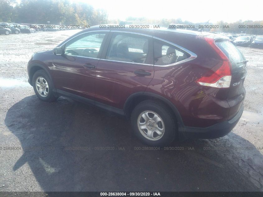 2014 Honda Cr-V Lx VIN: 5J6RM3H39EL035163 Lot: 28638004