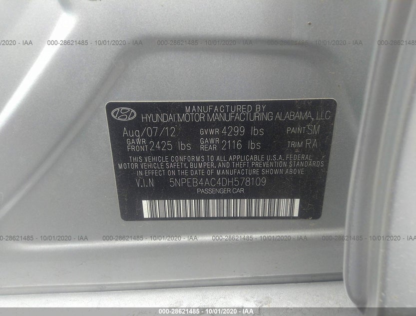 5NPEB4AC4DH578109