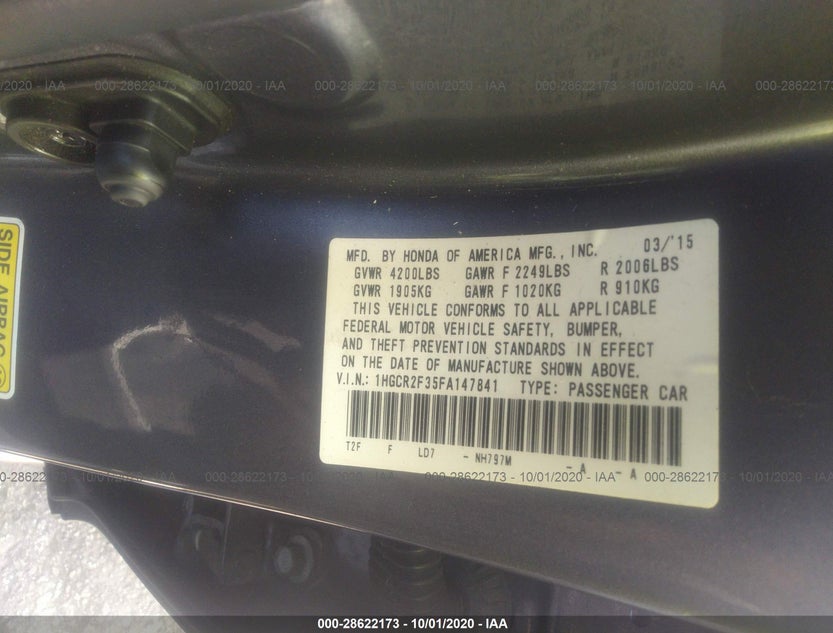 1HGCR2F35FA147841