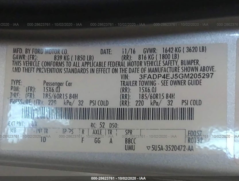 3FADP4EJ5GM205297