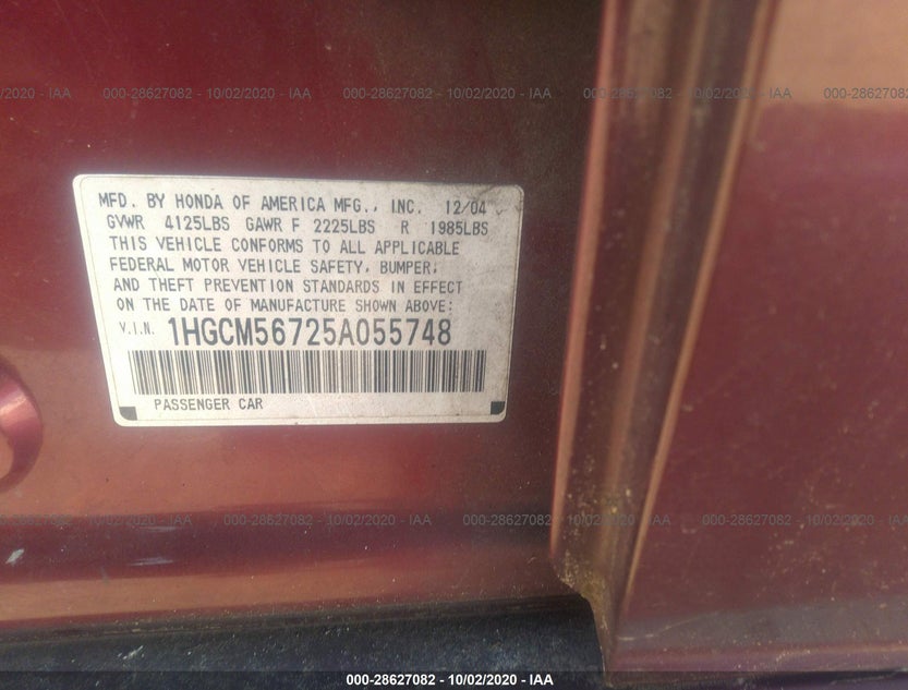 1HGCM56725A055748