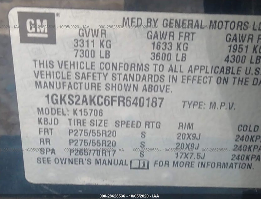 1GKS2AKC6FR640187