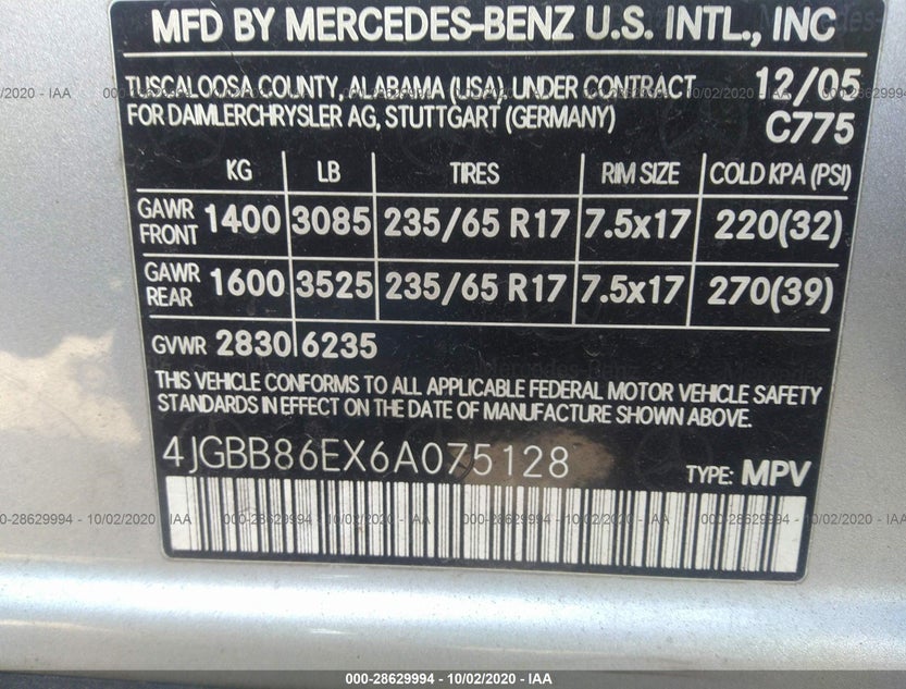4JGBB86EX6A075128