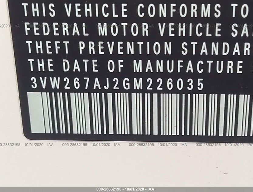 3VW267AJ2GM226035