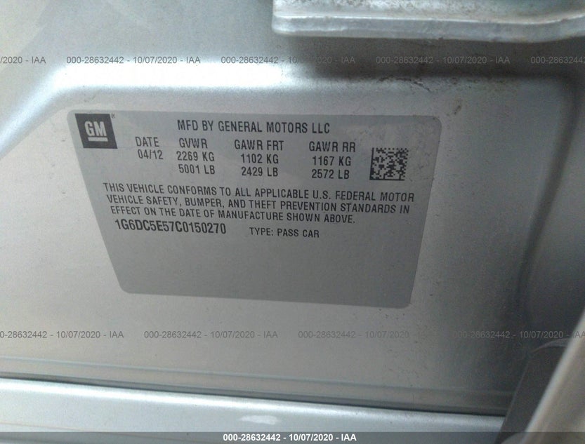 1G6DC5E57C0150270