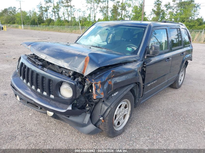 2014 Jeep Patriot Sport VIN: 1C4NJPBB1ED796753 Lot: 28632862