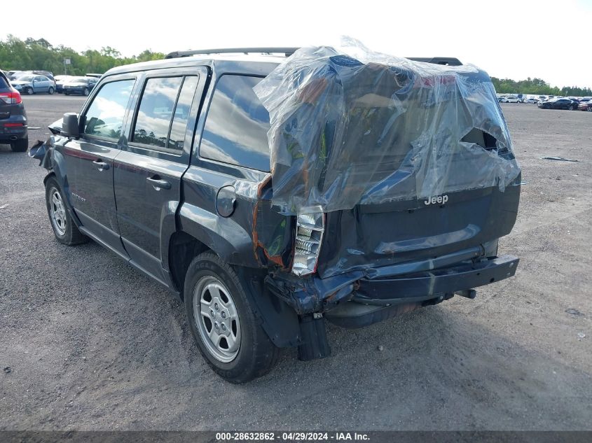 2014 Jeep Patriot Sport VIN: 1C4NJPBB1ED796753 Lot: 28632862