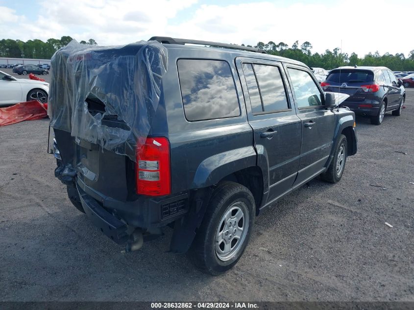 2014 Jeep Patriot Sport VIN: 1C4NJPBB1ED796753 Lot: 28632862