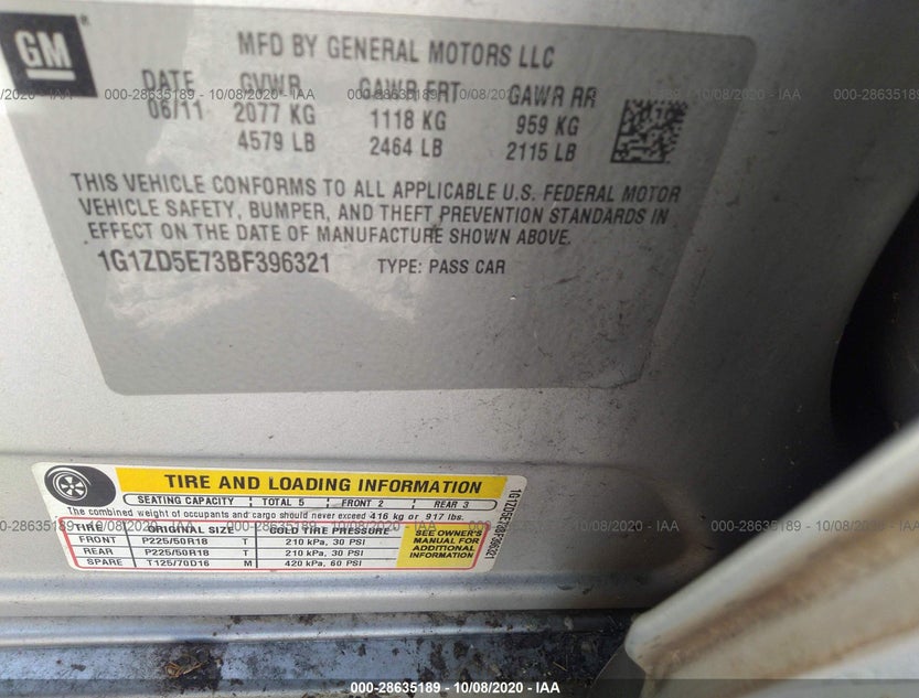 1G1ZD5E73BF396321