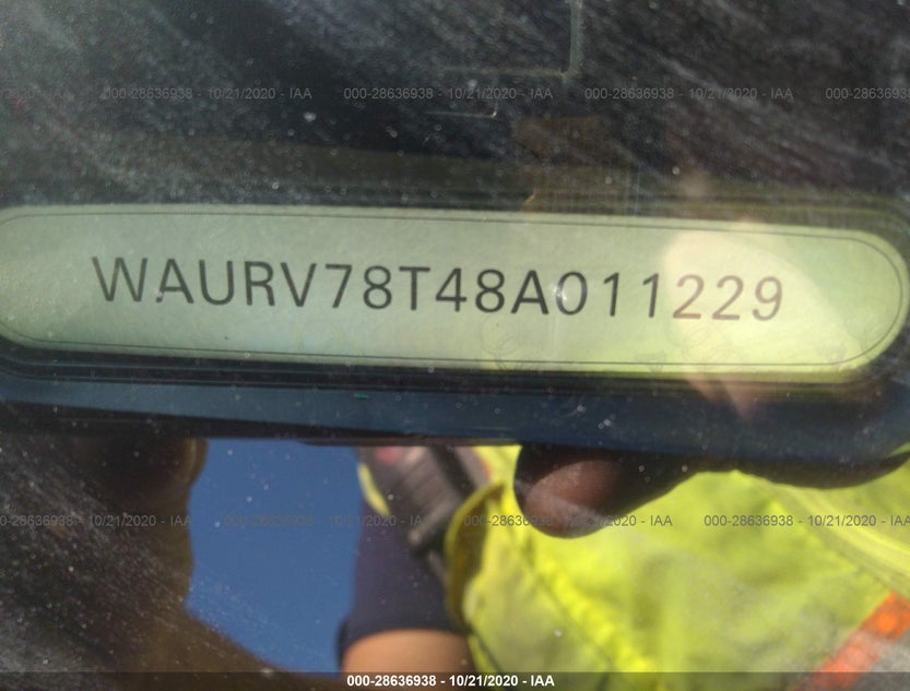 WAURV78T48A011229