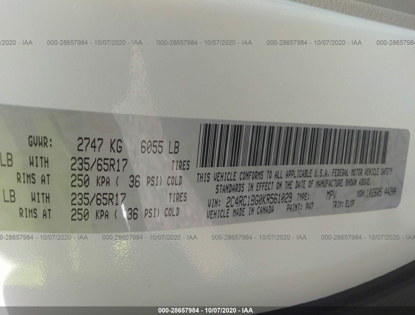 2C4RC1BG0KR561029