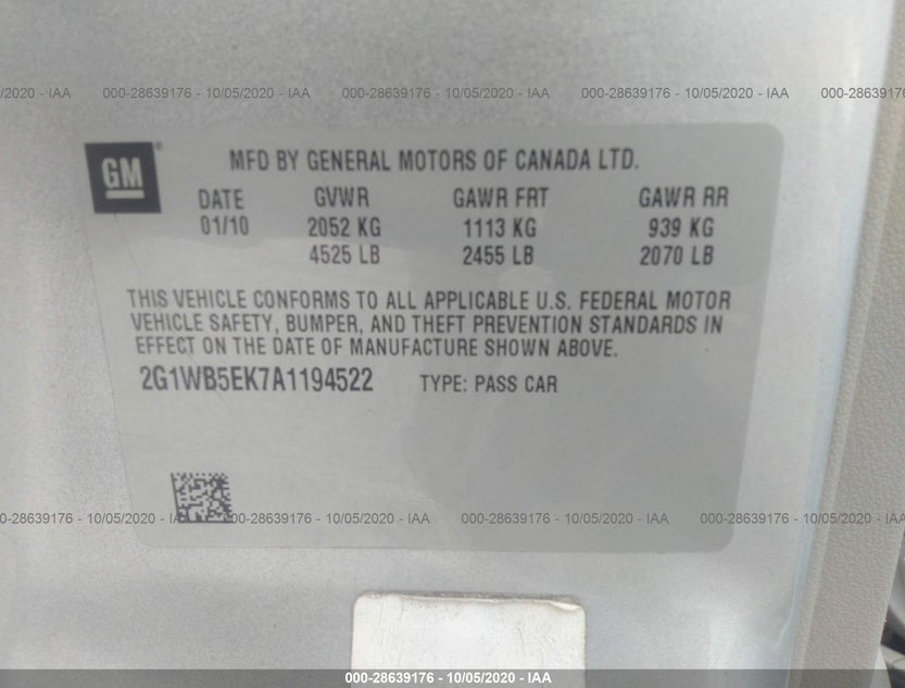 2G1WB5EK7A1194522
