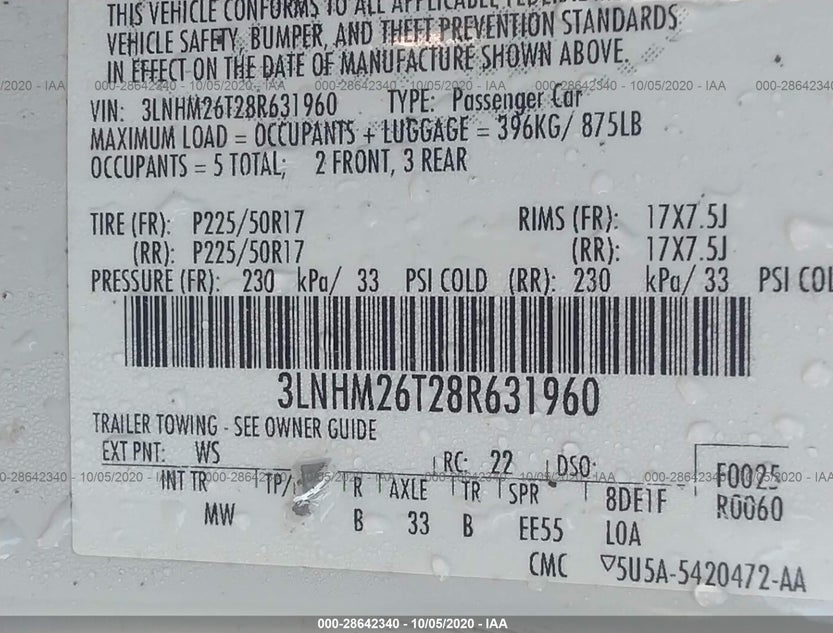 3LNHM26T28R631960