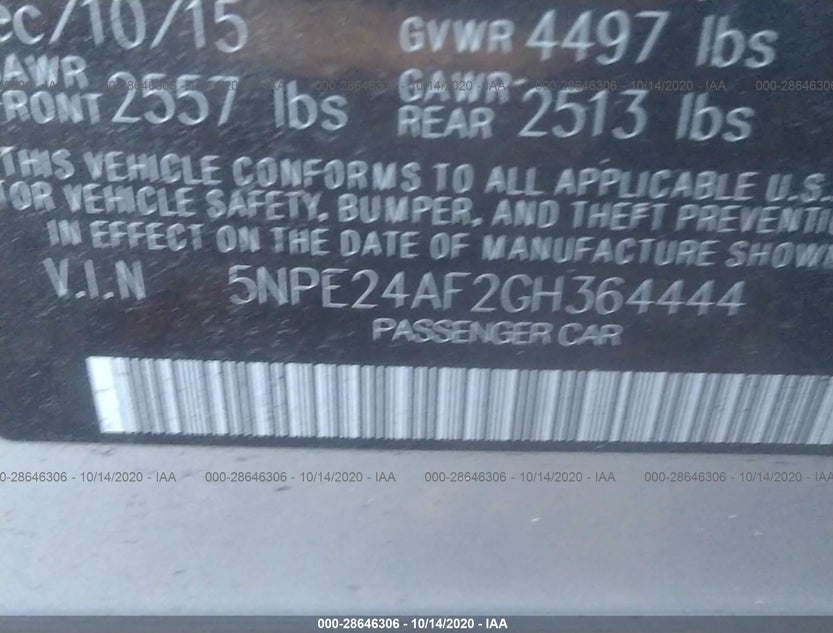 5NPE24AF2GH364444