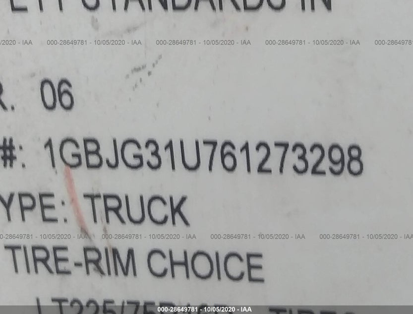 1GBJG31U761273298